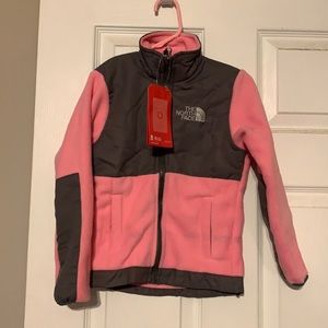 NWT-Pink Fleece The North Face Jacket